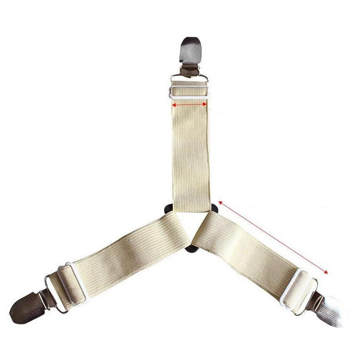 HoldTight - 4 Delers Elastiske Laken Klemmer | Luvikno