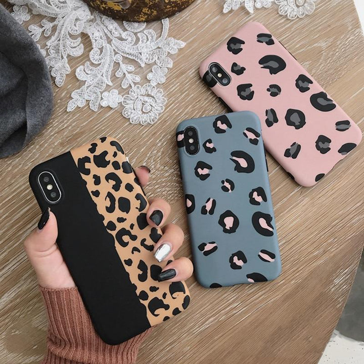 Luksuriøs leopardtrykk telefondeksel | Luvikno