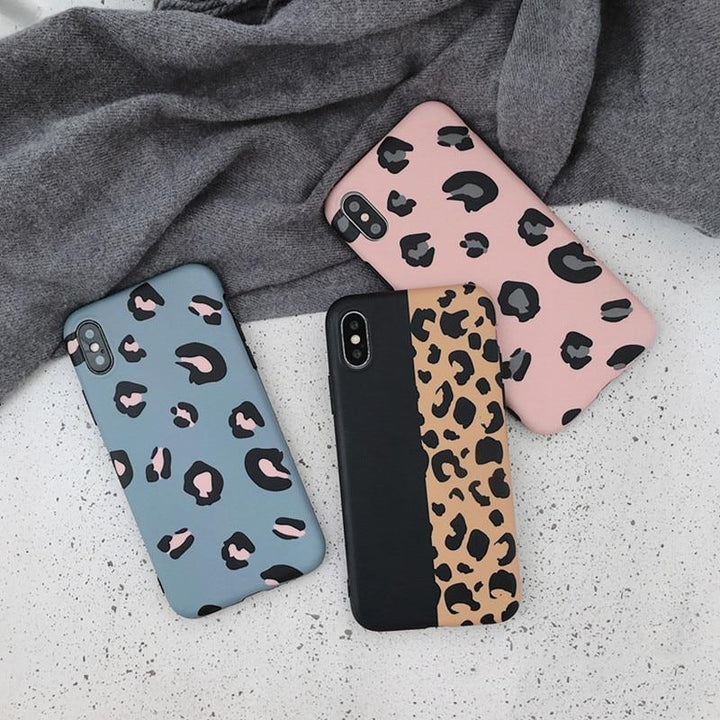 Luksuriøs leopardtrykk telefondeksel | Luvikno
