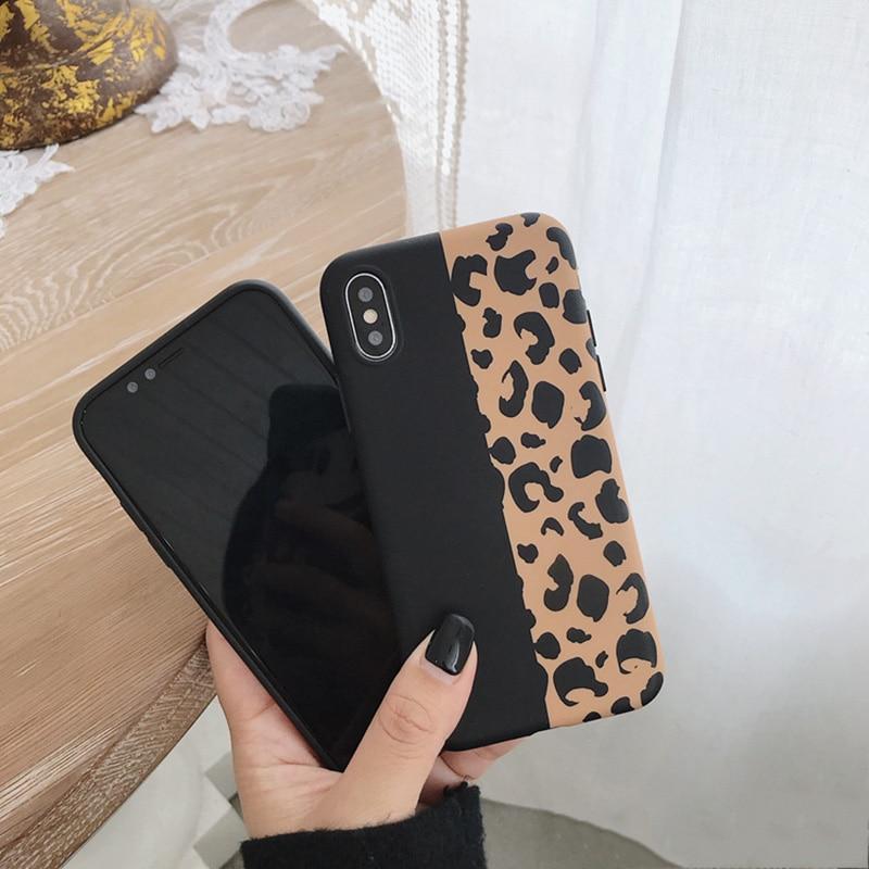 Luksuriøs leopardtrykk telefondeksel | Luvikno