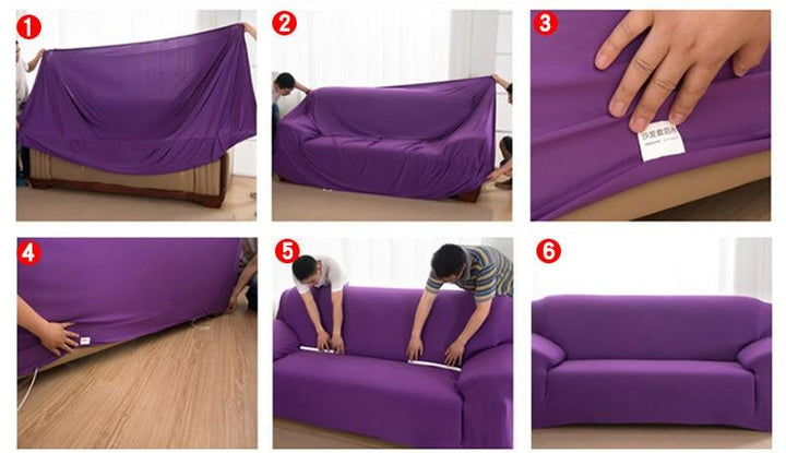 Magic Sofa Cover (Solid Color) | Luvikno