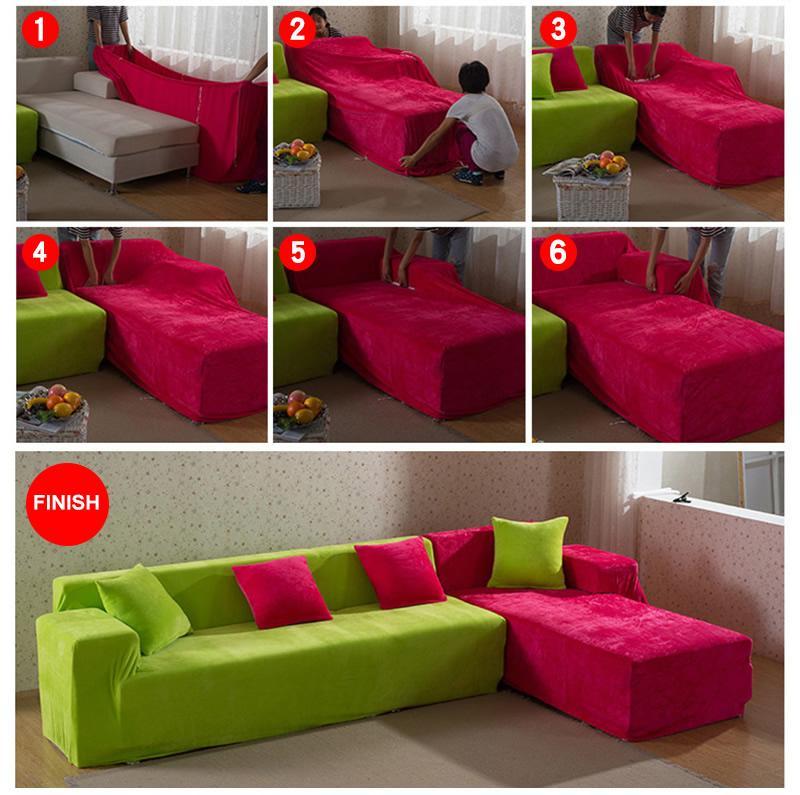 Magic Sofa Cover (Solid Color) | Luvikno