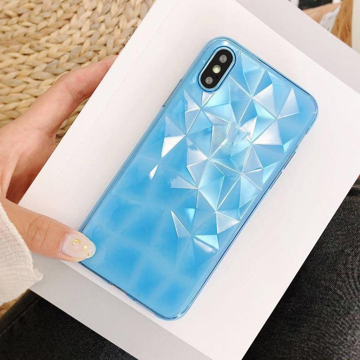 3D Diamant Form Mobiltelefon Deksel | Luvikno