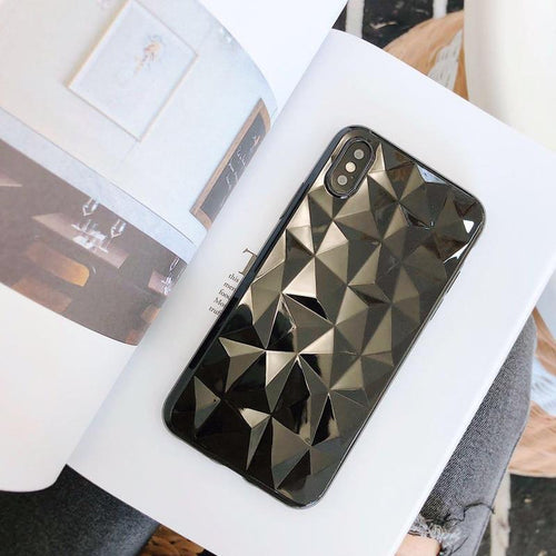 3D Diamant Form Mobiltelefon Deksel | Luvikno