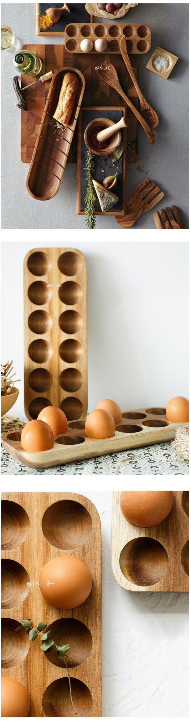 Trekke japansk stil egglager boks | Luvikno