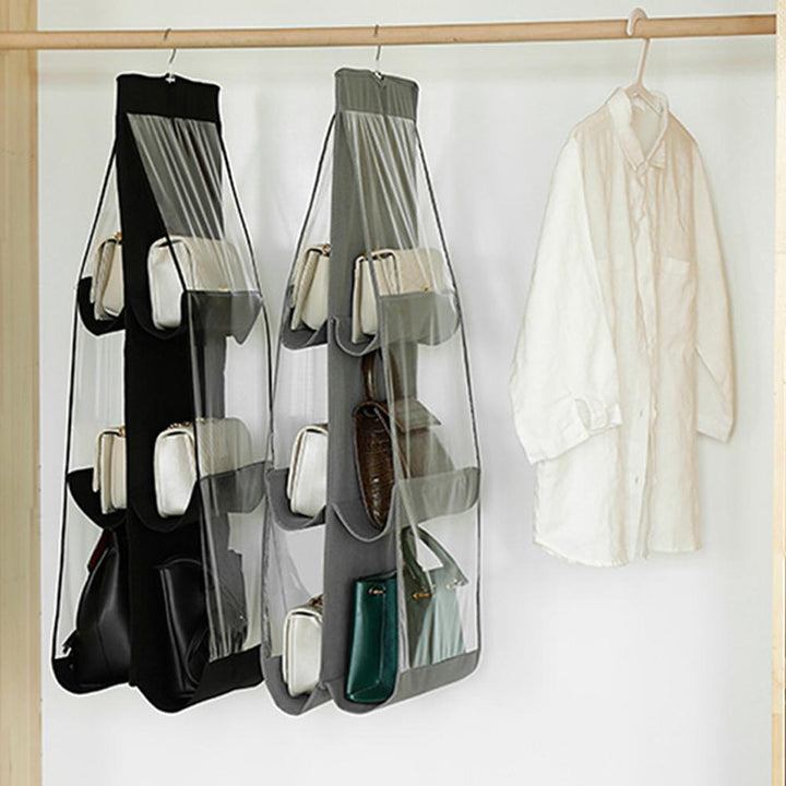 Multi Pocket Hanging Purse Organizer | Luvikno