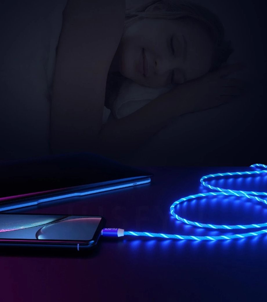 Bryte - LED Mobiltelefon Laderkabel | Luvikno