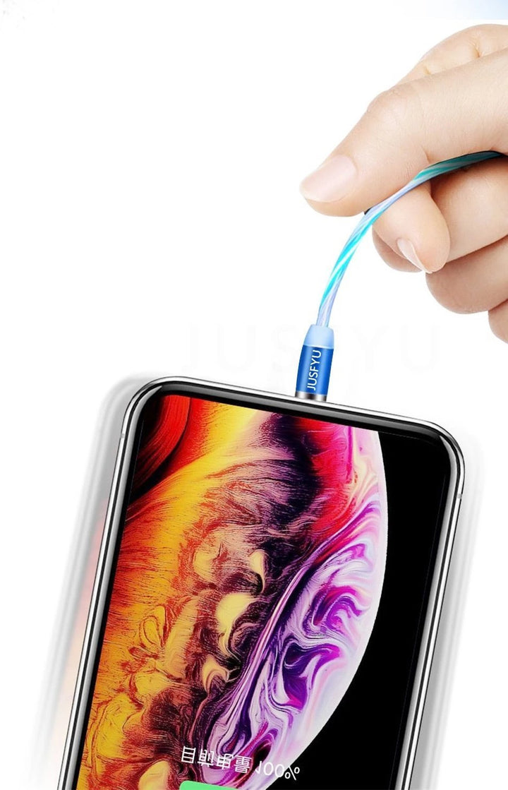 Bryte - LED Mobiltelefon Laderkabel | Luvikno
