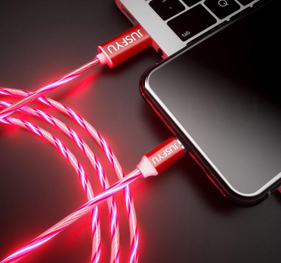 Bryte - LED Mobiltelefon Laderkabel | Luvikno