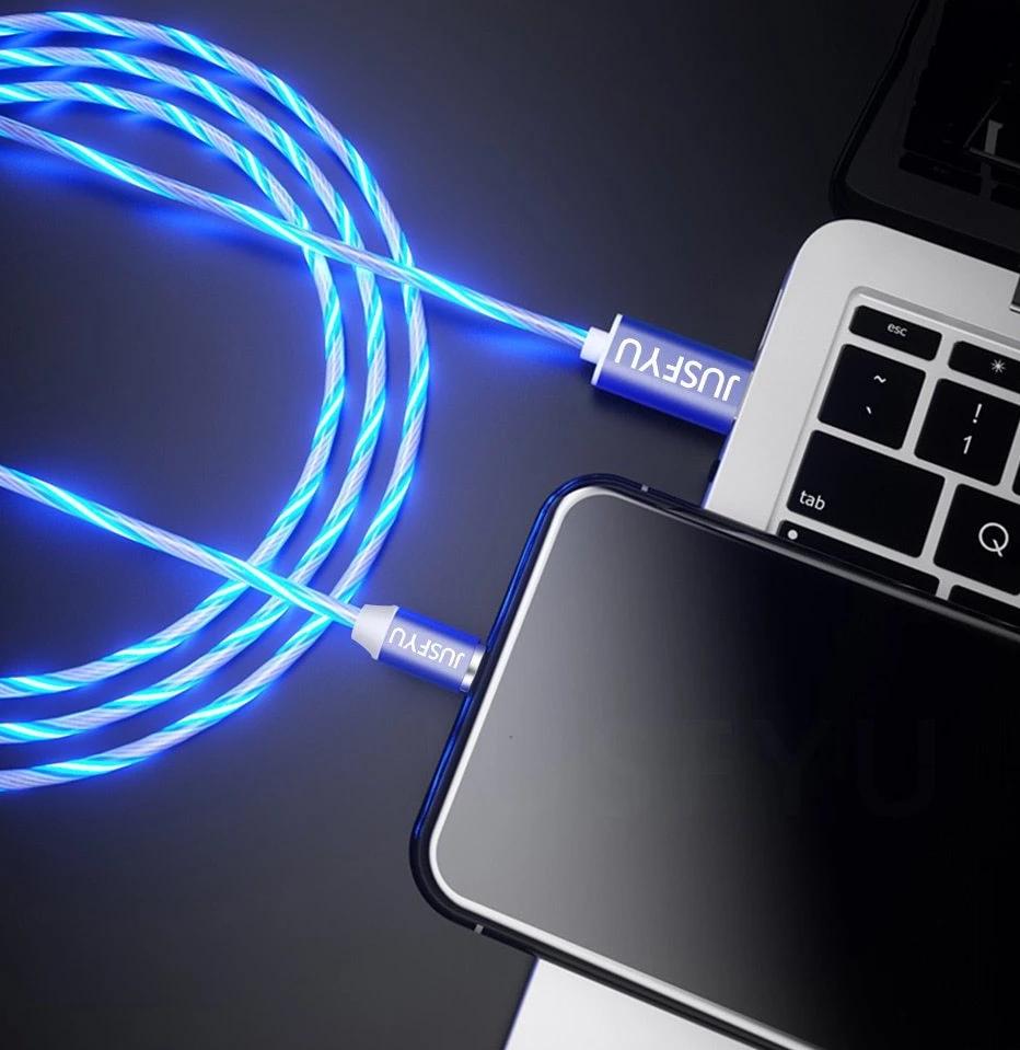 Bryte - LED Mobiltelefon Laderkabel | Luvikno