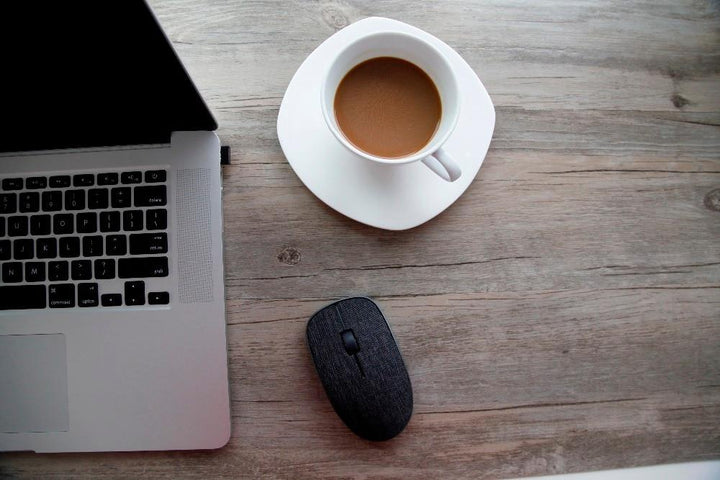 Pax - Trådløs Ergonomisk Stoffbelagt Mus | Luvikno