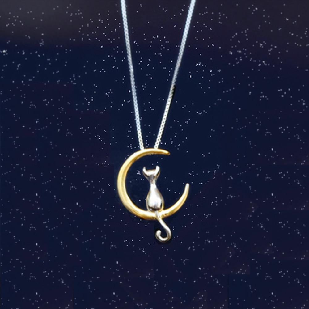 Kat - Moon Swing Necklace | Luvikno