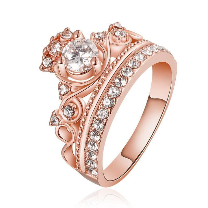 Rose Gold Queen Ring | Luvikno