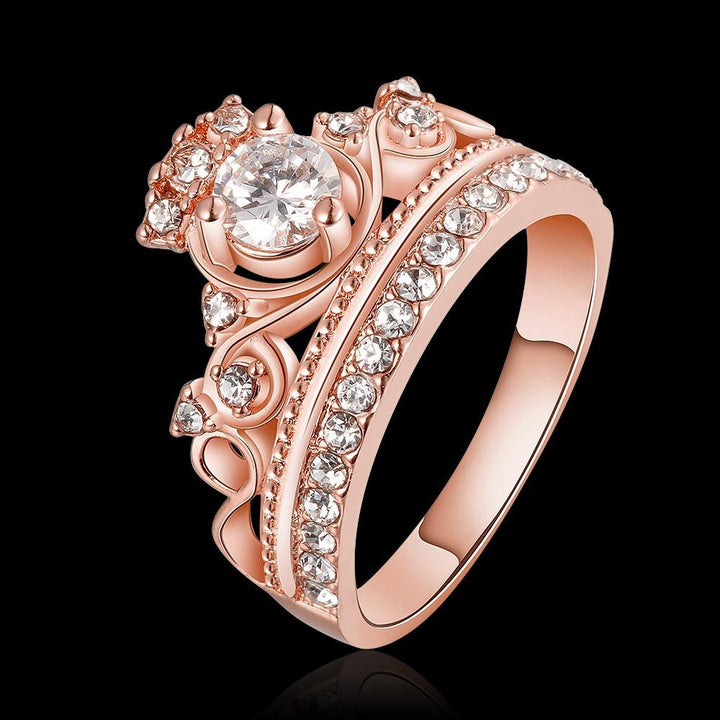 Rose Gold Queen Ring | Luvikno