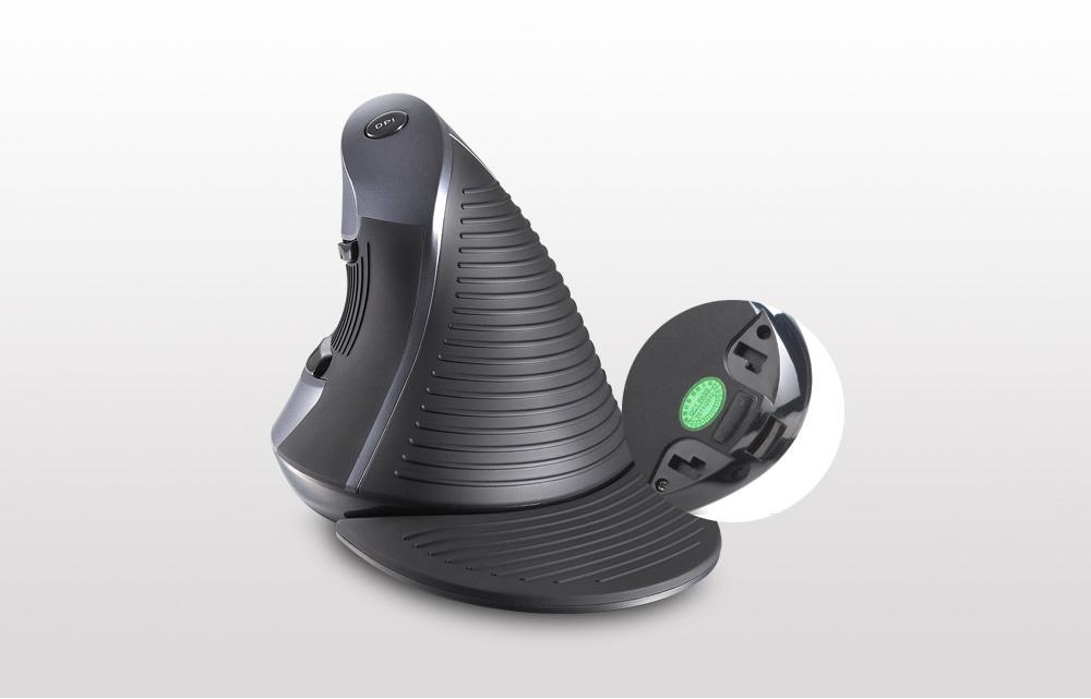 Ergonomisk Vertikal Trådløs 6 Knapper Mus | Luvikno