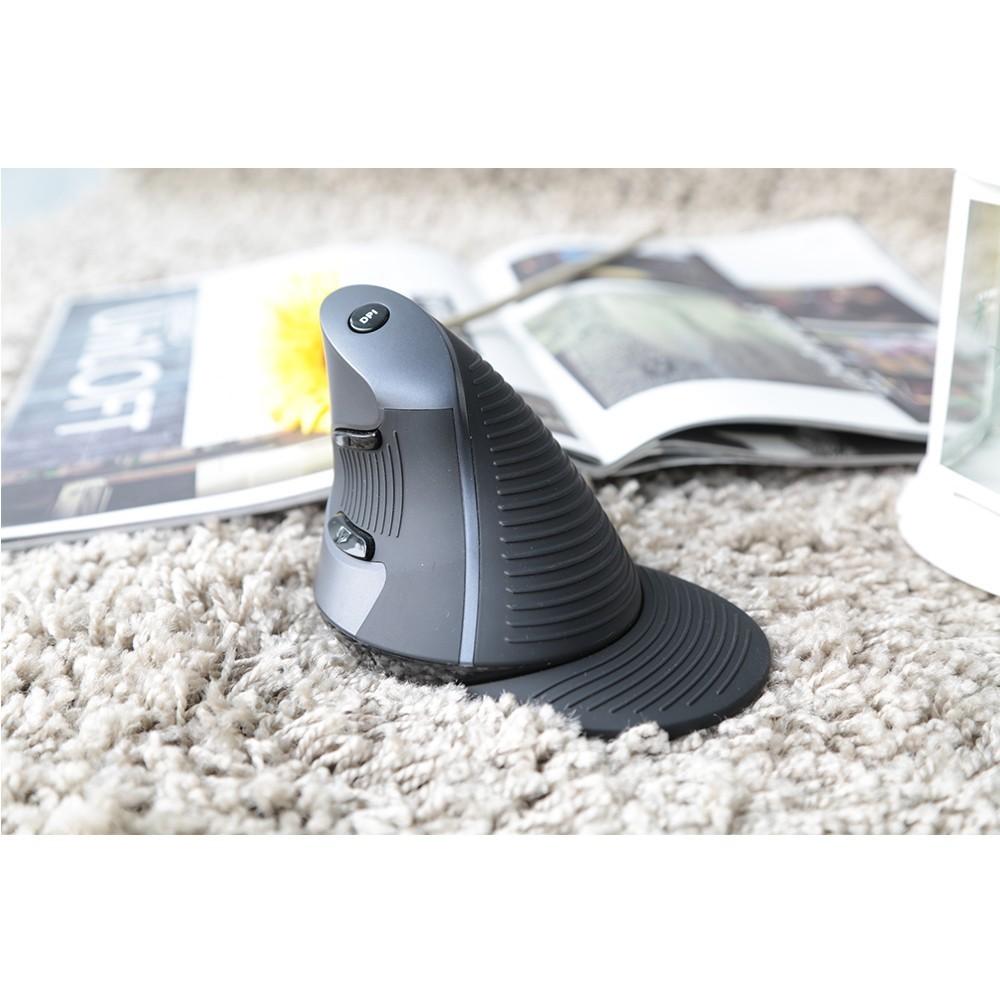 Ergonomisk Vertikal Trådløs 6 Knapper Mus | Luvikno