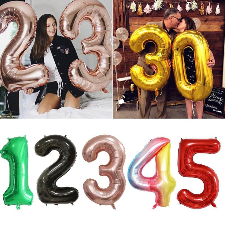 Store Helium Bursdagsballonger | Luvikno