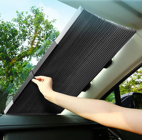 Retractable Front Windshield Sunshade | Luvikno