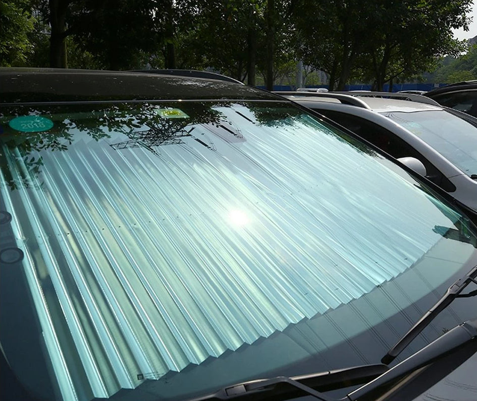 Retractable Front Windshield Sunshade | Luvikno