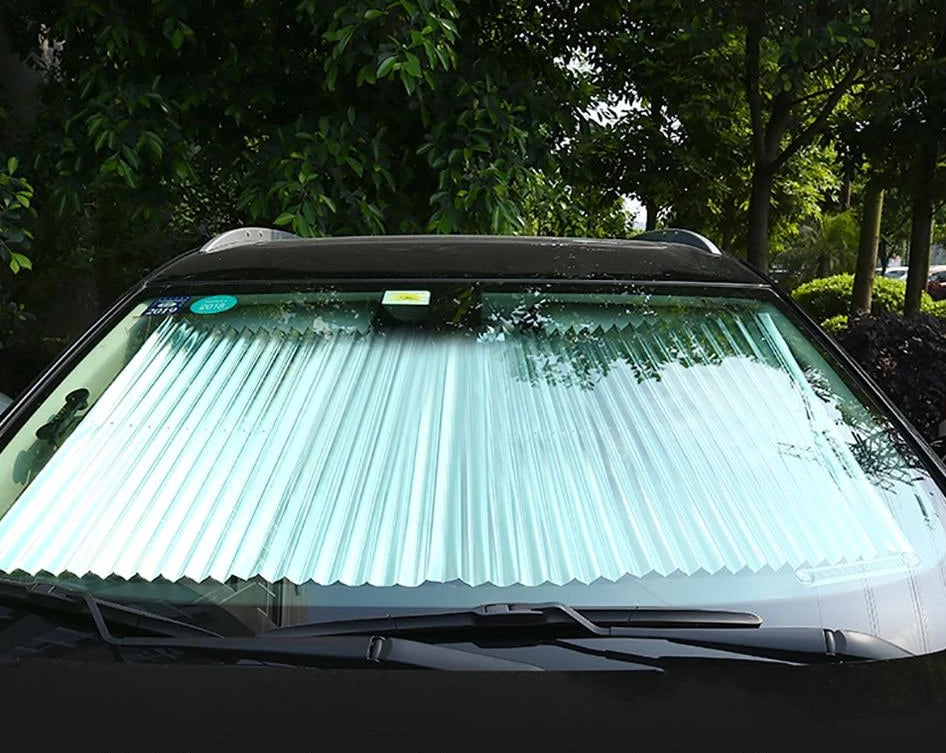 Retractable Front Windshield Sunshade | Luvikno