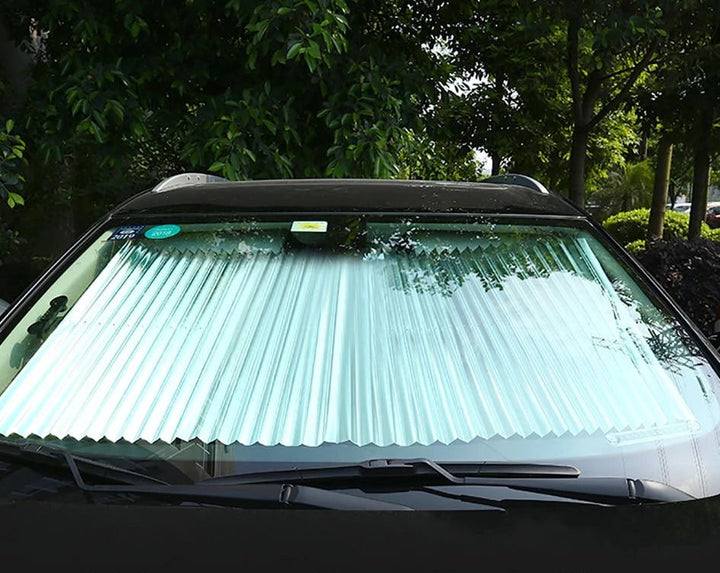 Retractable Front Windshield Sunshade | Luvikno