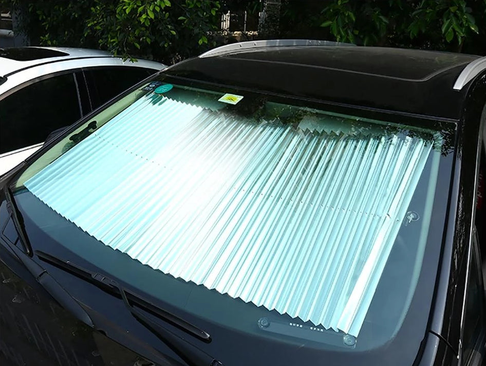 Retractable Front Windshield Sunshade | Luvikno