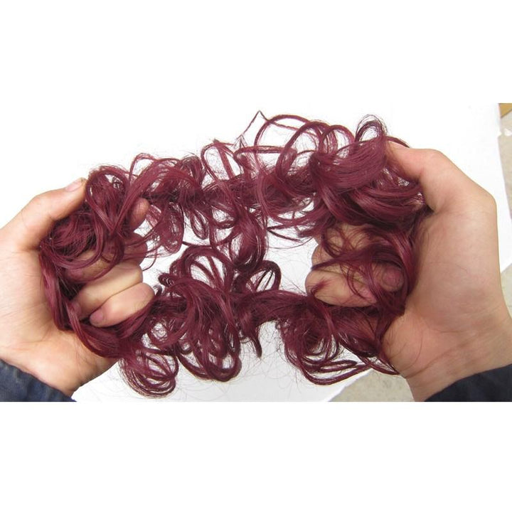 Messy Bun Fake Hair Scrunchie | Luvikno
