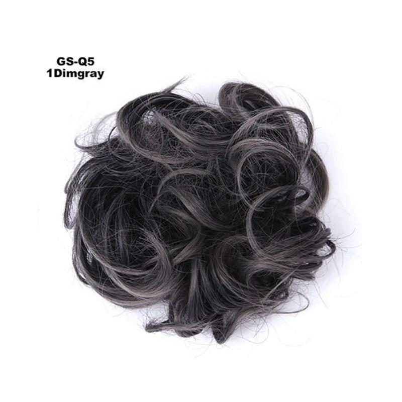 Messy Bun Fake Hair Scrunchie | Luvikno