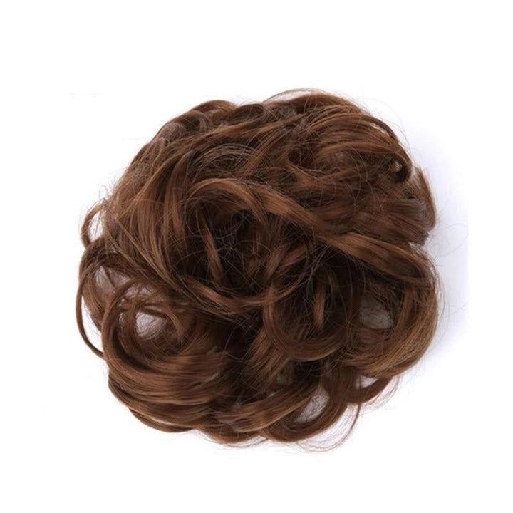 Messy Bun Fake Hair Scrunchie | Luvikno