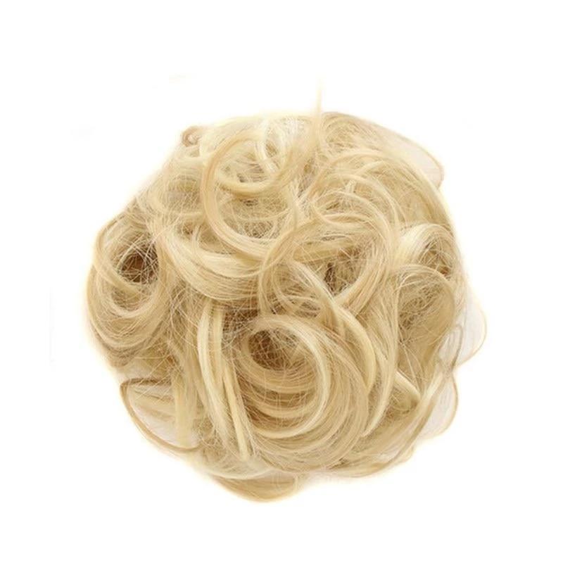 Messy Bun Fake Hair Scrunchie | Luvikno