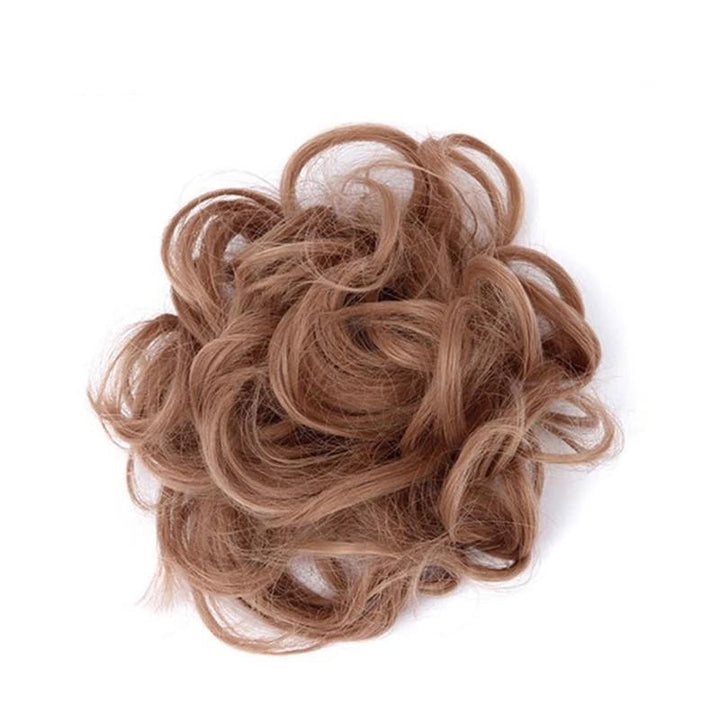 Messy Bun Fake Hair Scrunchie | Luvikno