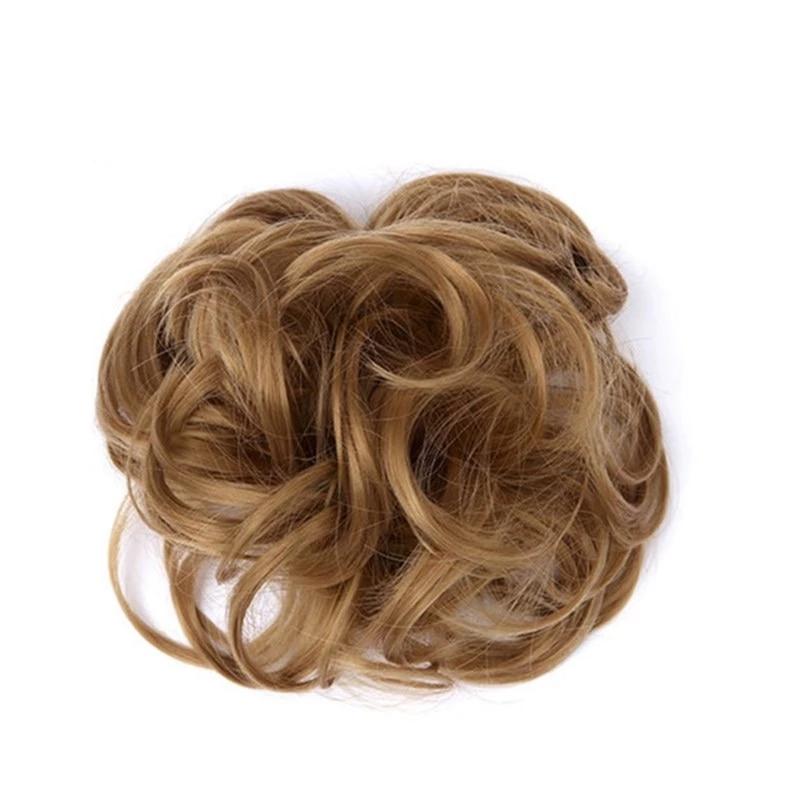 Messy Bun Fake Hair Scrunchie | Luvikno