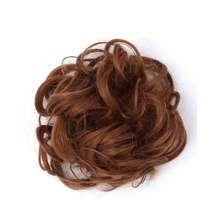 Messy Bun Fake Hair Scrunchie | Luvikno