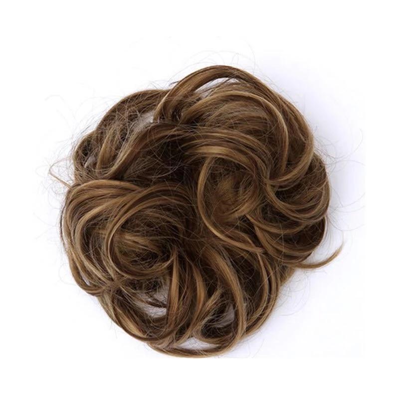 Messy Bun Fake Hair Scrunchie | Luvikno