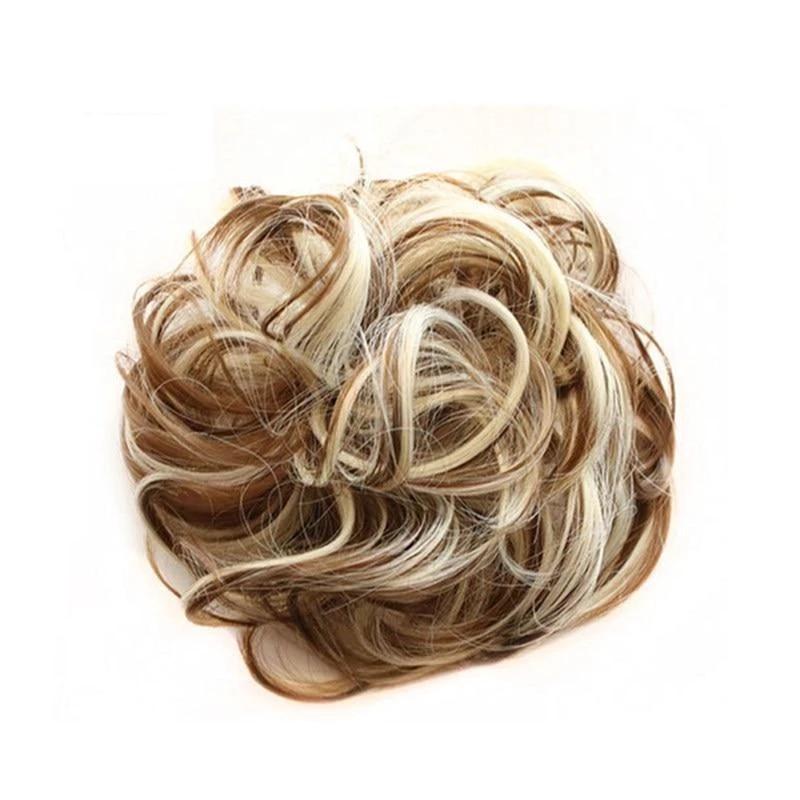 Messy Bun Fake Hair Scrunchie | Luvikno