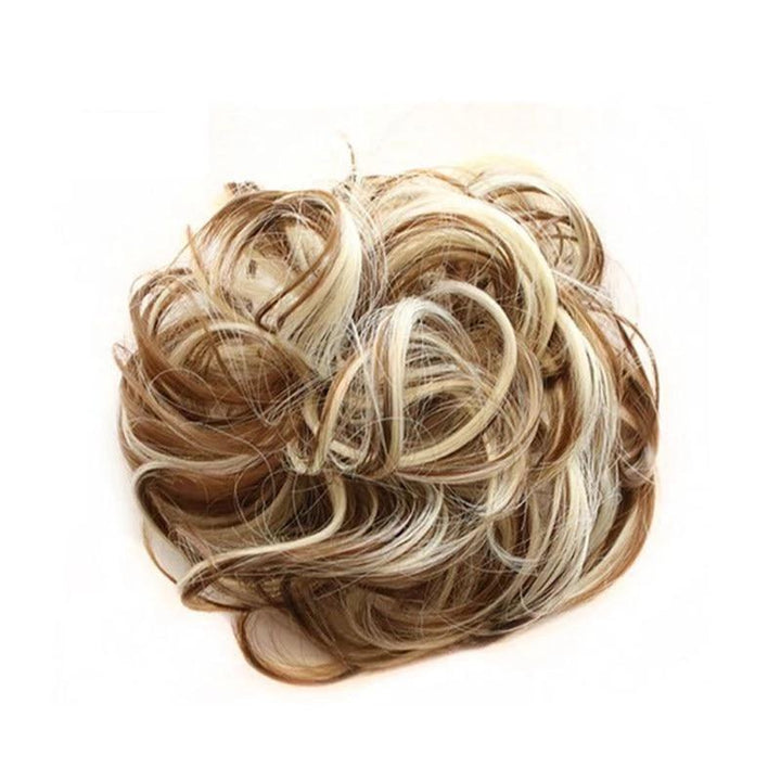 Messy Bun Fake Hair Scrunchie | Luvikno