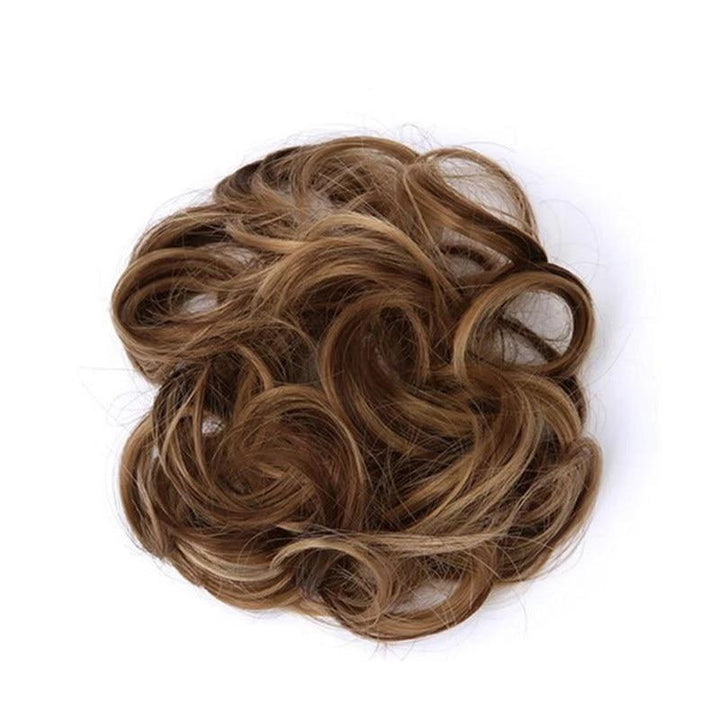Messy Bun Fake Hair Scrunchie | Luvikno