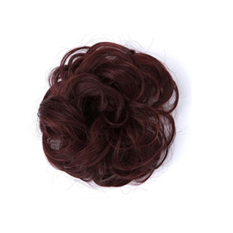Messy Bun Fake Hair Scrunchie | Luvikno