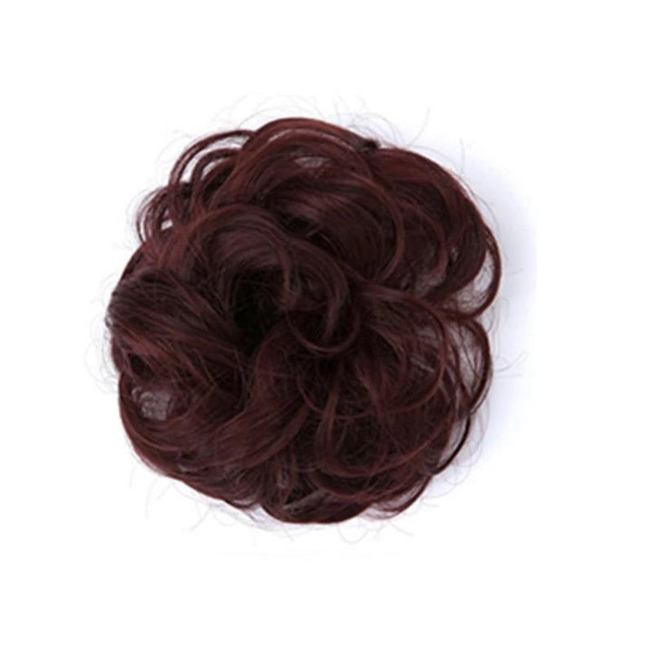 Messy Bun Fake Hair Scrunchie | Luvikno