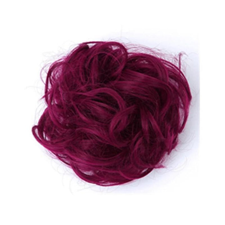 Messy Bun Fake Hair Scrunchie | Luvikno