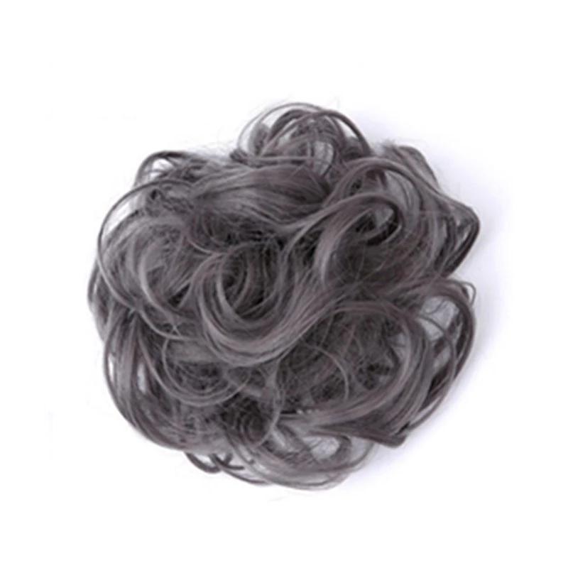 Messy Bun Fake Hair Scrunchie | Luvikno