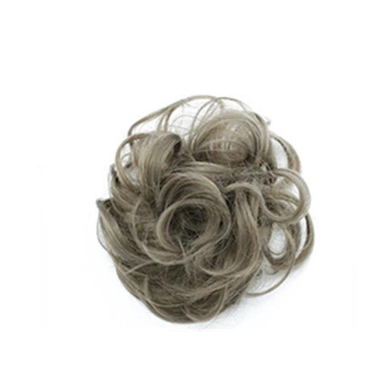 Messy Bun Fake Hair Scrunchie | Luvikno