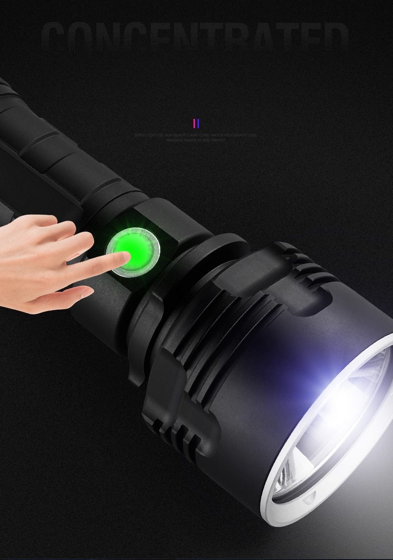 PowerLight - LED taktisk lommelykt | Luvikno