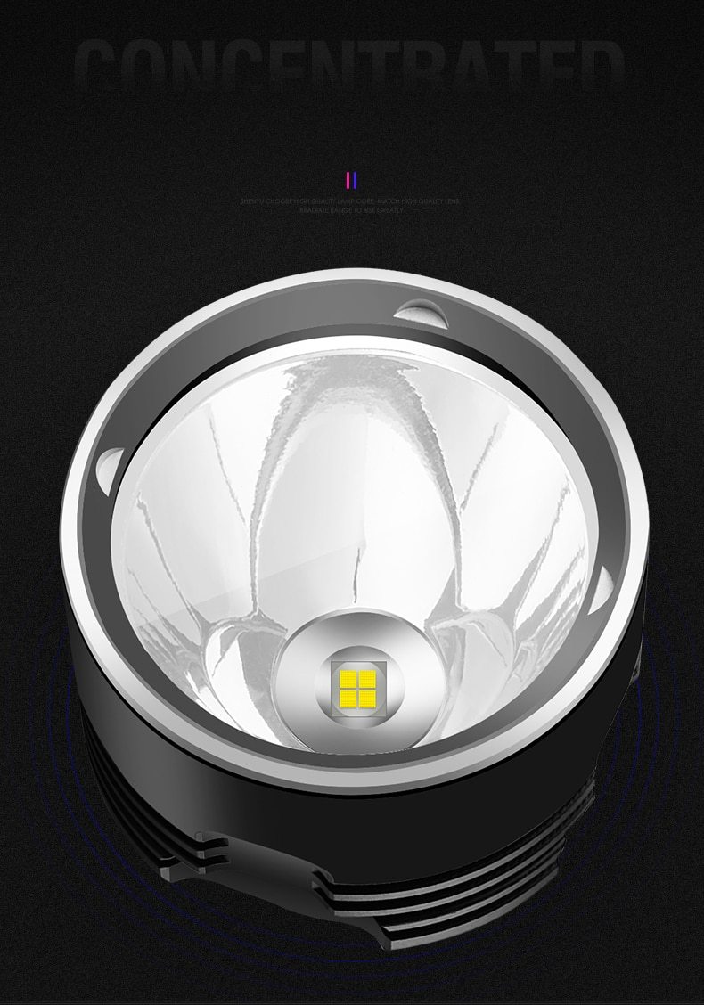PowerLight - LED taktisk lommelykt | Luvikno