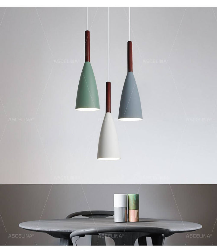 Moderne Elegant Nordisk Stil Fargerik Pendel Henge Lys | Luvikno