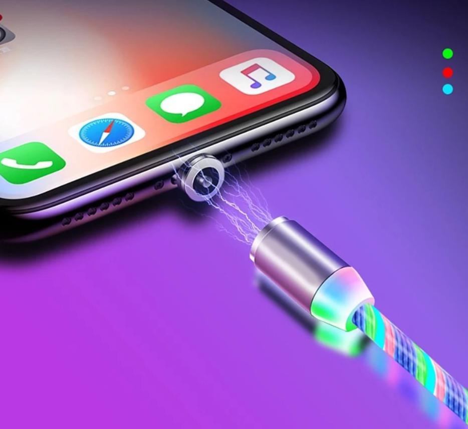 Bryte - LED Mobiltelefon Laderkabel | Luvikno