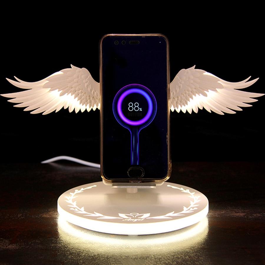 Angel Wing LED Trådløs Lader | Luvikno