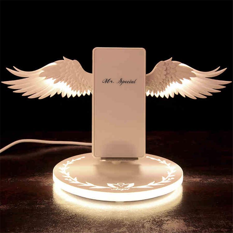 Angel Wing LED Trådløs Lader | Luvikno