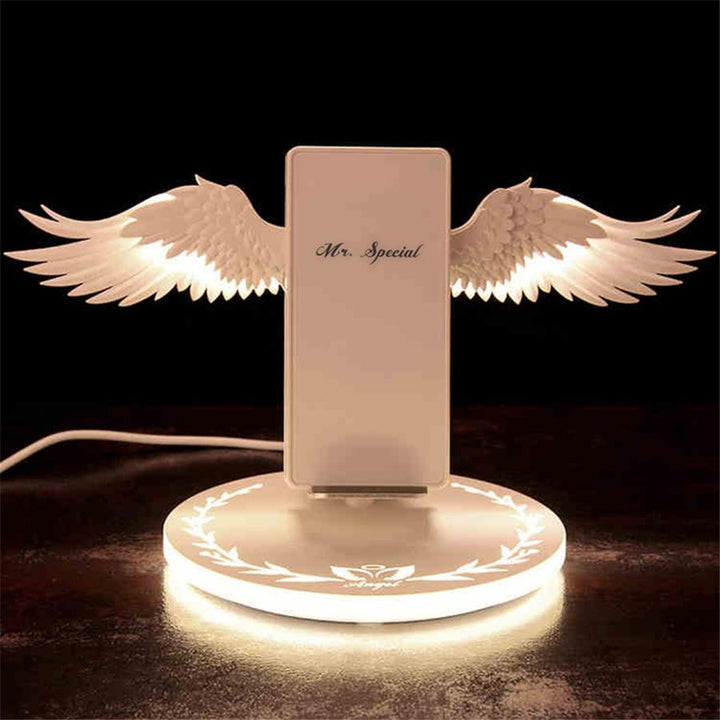 Angel Wing LED Trådløs Lader | Luvikno