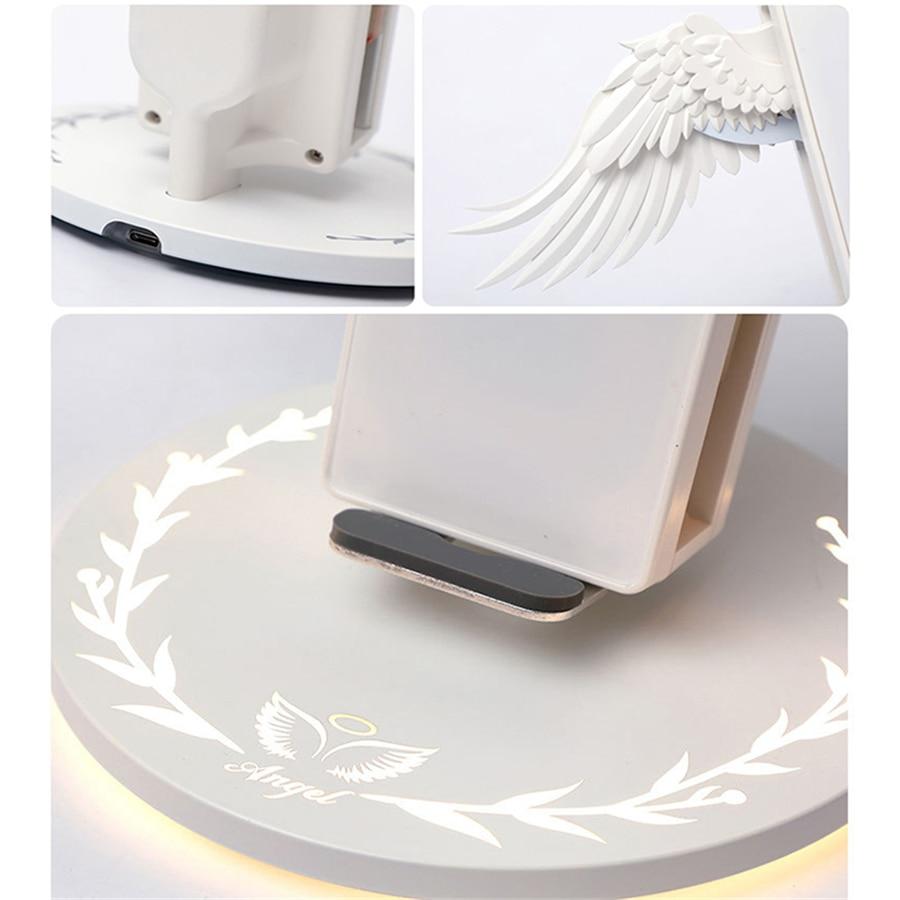 Angel Wing LED Trådløs Lader | Luvikno
